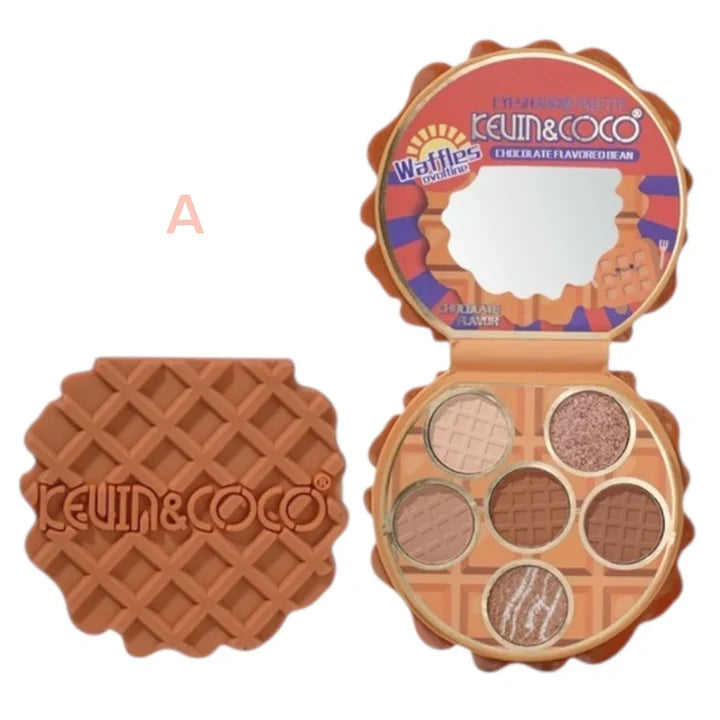 Waffles Chocolate Flavored Bean Eyeshadow Palette