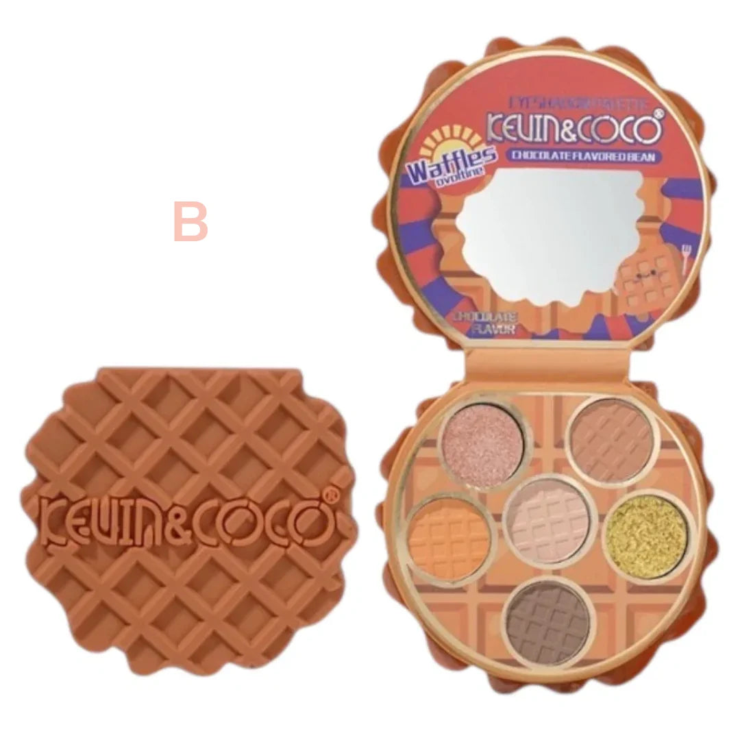 Waffles Chocolate Flavored Bean Eyeshadow Palette